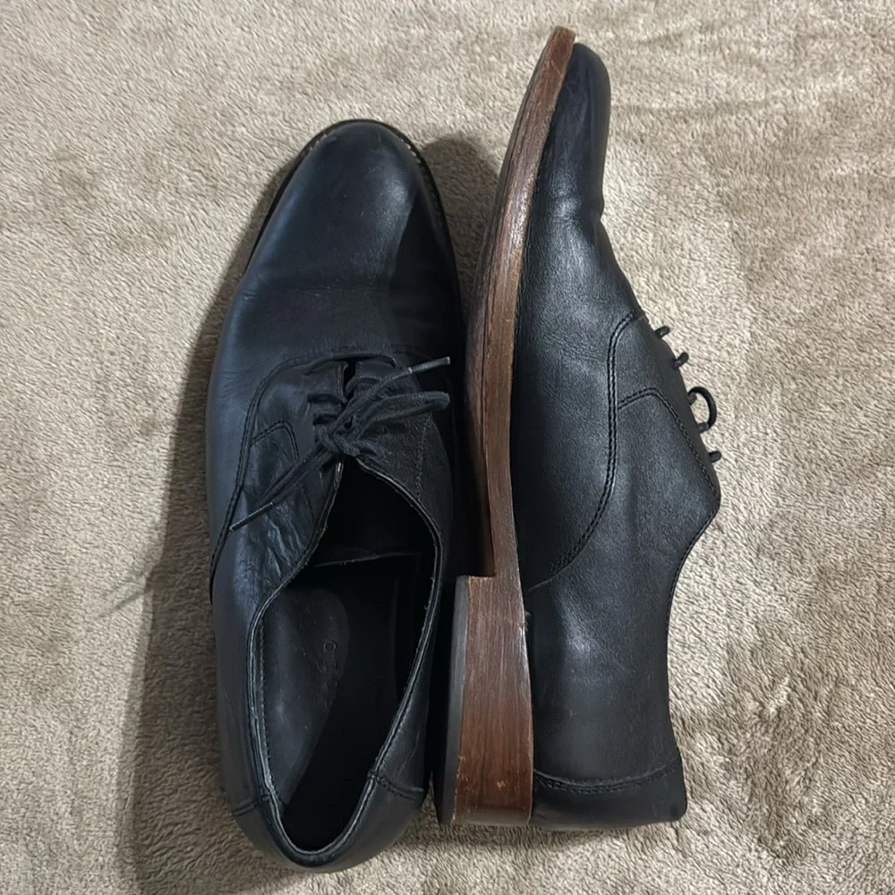 Nisolo Men’s Timeless Classic Black Oxford Men's Leather Shoes‎